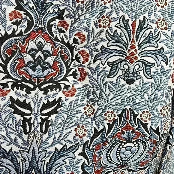 Urban Outfitters Julie Jacquard High Rise Victorian Cropped Pants Size 6 - Picture 4 of 6